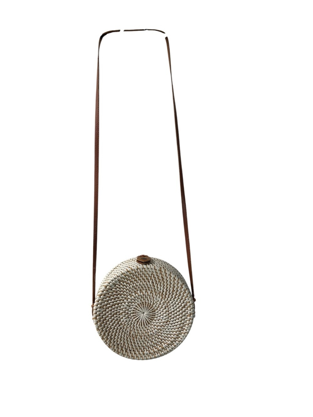 Rattan Canteen Crossbody Bag - Picture 2 of 7